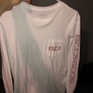 white rvca long sleeve